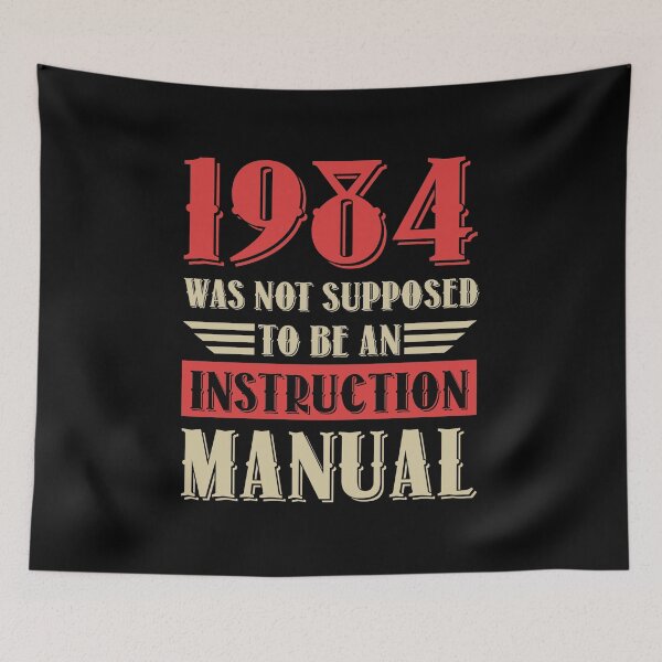 Item preview, 1984 Is Not An Instruction Manual  designed and sold by jozefds.