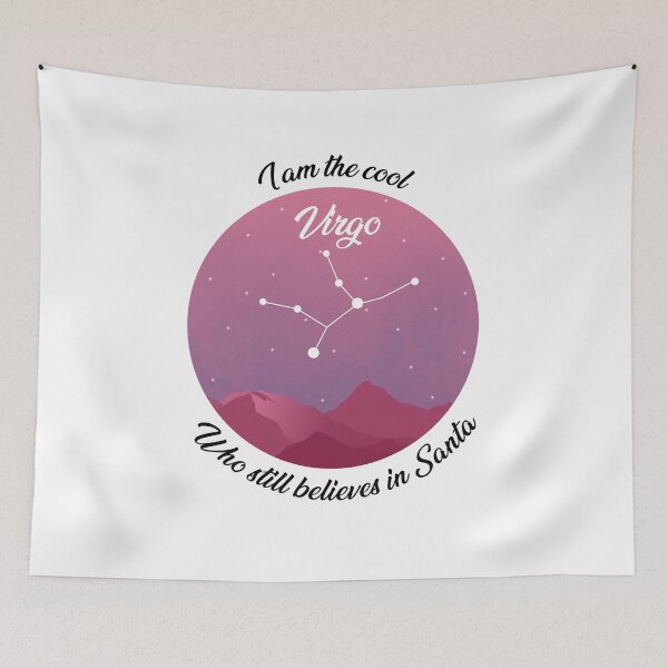 Item preview, Virgo Zodiac Sign believer in Santa for Christmas  designed and sold by anins-azuree.