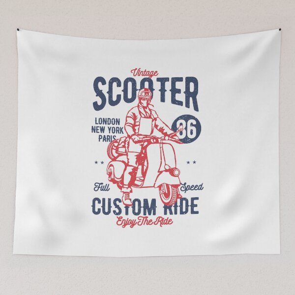 Item preview, Vintage Scooter. Custom Ride. designed and sold by wkyip79.