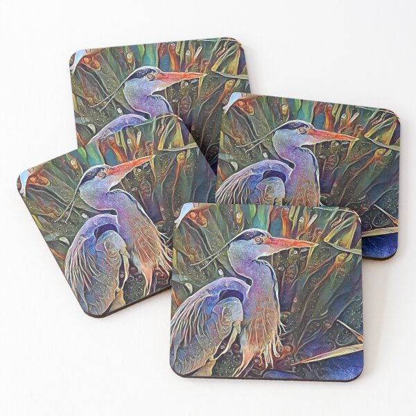 Item preview, Grey heron in colour! designed and sold by StudioCorvid.