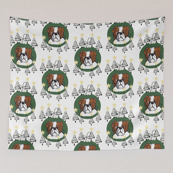 Item preview, Copy of Merry Christmas, bulldog designed and sold by NinaBetterNot.