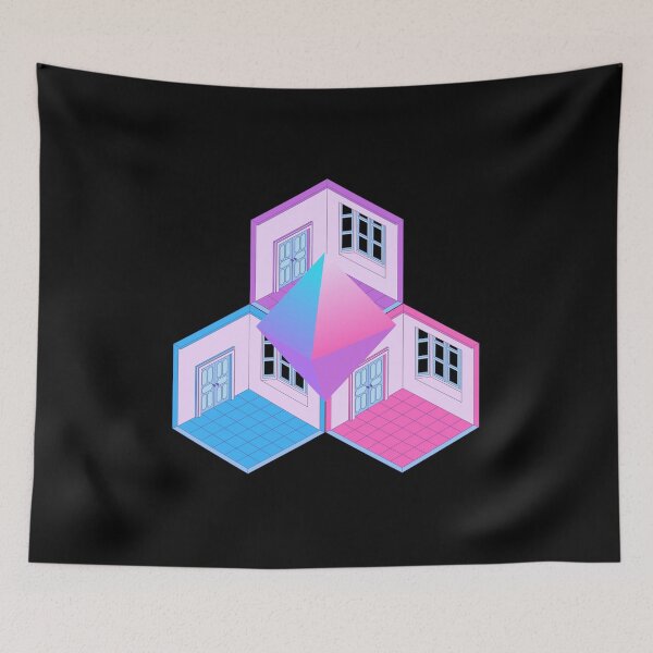 Item preview, Vaporwave Room Pyramid designed and sold by narcocynic.