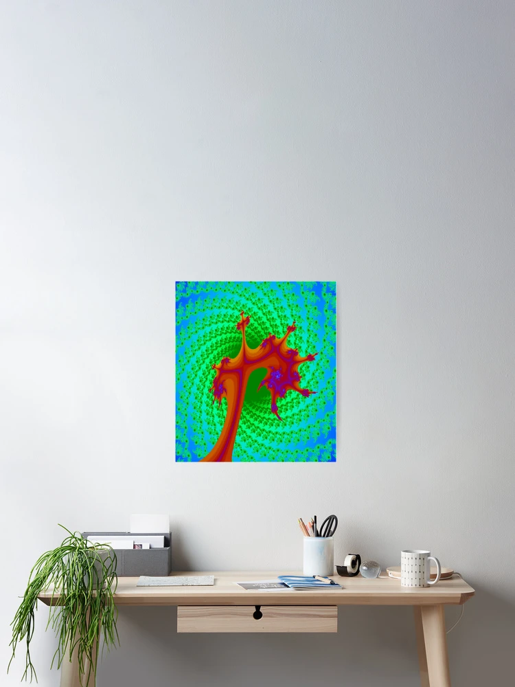 Thumbnail 2 of 3, Poster, Abstract Tree designed and sold by CreativeBlue.