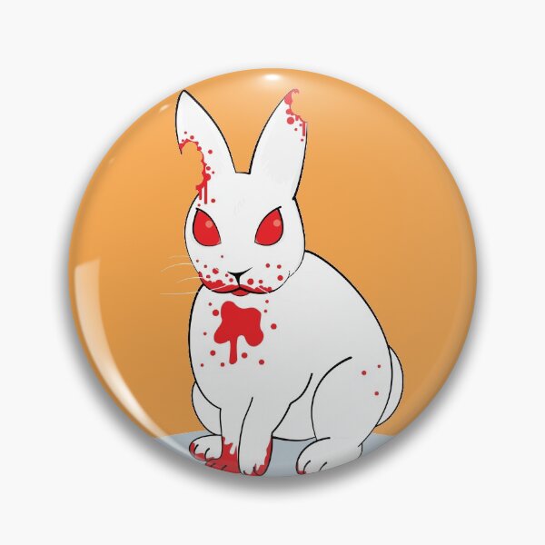 Item preview, Killer Bunny on Orange designed and sold by PrintStopStudio.