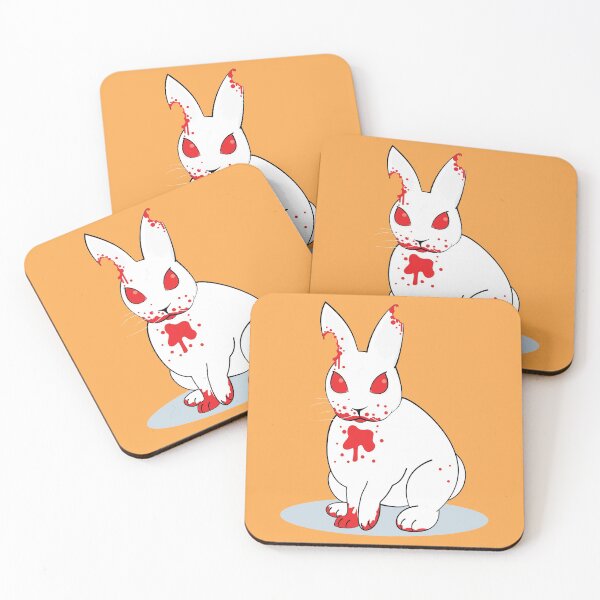 Item preview, Killer Bunny on Orange designed and sold by PrintStopStudio.