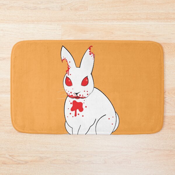 Item preview, Killer Bunny on Orange designed and sold by PrintStopStudio.