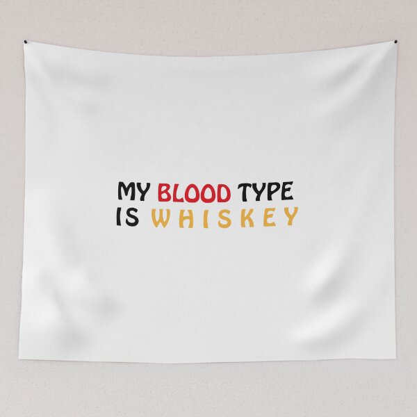 Item preview, whiskey blooded ,my blood type is whiskey  designed and sold by bkjournaly2020.
