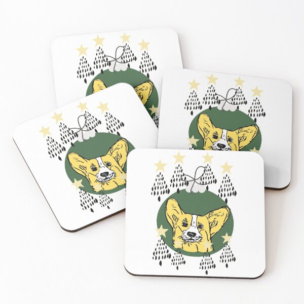 Item preview, Merry Christmas, corgi designed and sold by NinaBetterNot.