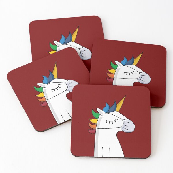 Item preview, face mask unicorn designed and sold by LaDaDi.