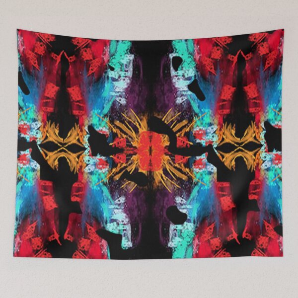 Artikelvorschau, Lebendiges psychedelisches Abstracto, psychedelisches Arte Abstracto, abstraktes Kunstdesign entworfen und verkauft von Adri Barnard.
