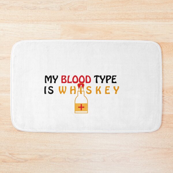 Item preview, whiskey blooded ,my blood type is whiskey  designed and sold by bkjournaly2020.