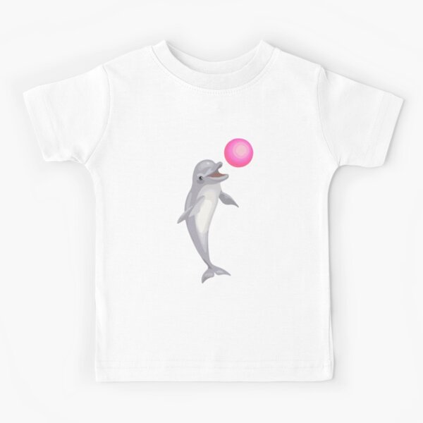 T Shirt Enfant Dauphin Bebe Mignon Par Oliviaossege Redbubble