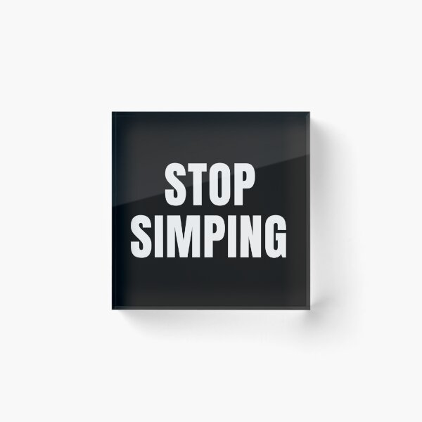 Item preview, stop simping white designed and sold by Beyond Words.