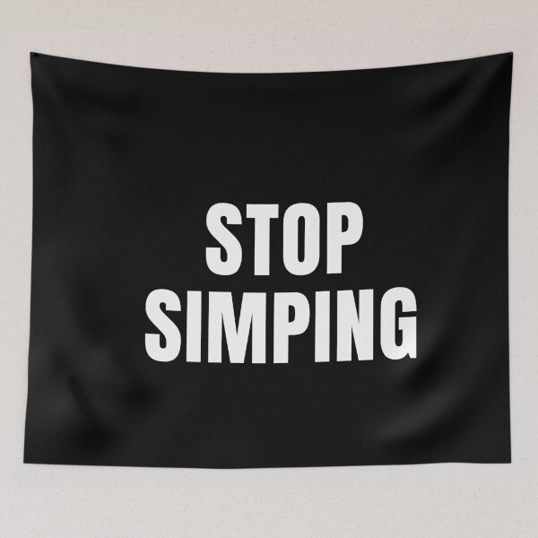 Item preview, stop simping white designed and sold by Beyond Words.