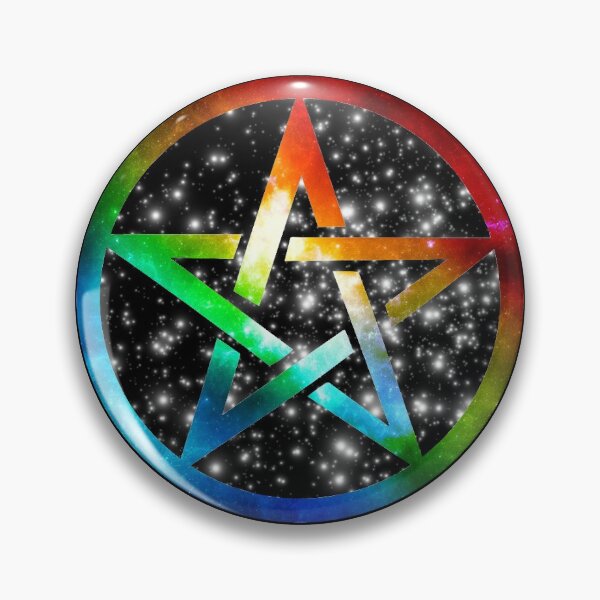 Item preview, Rainbow Pentacle designed and sold by firetail.