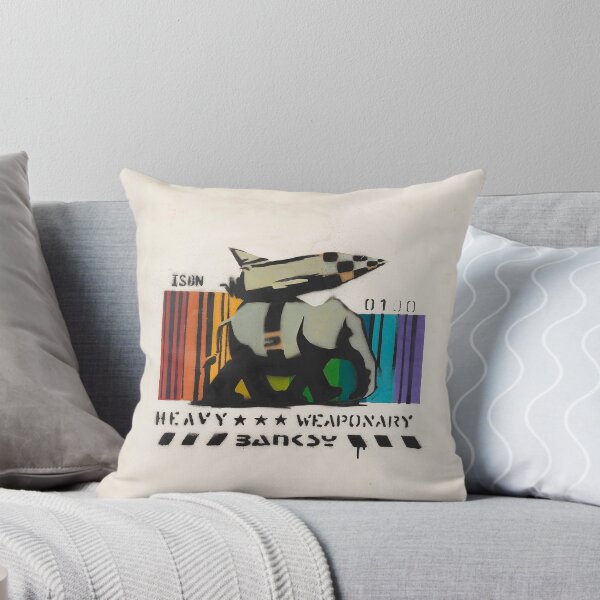 Item preview, Banksy Iconic Elephant with Missile Coloful Barcode designed and sold by WE-ARE-BANKSY.