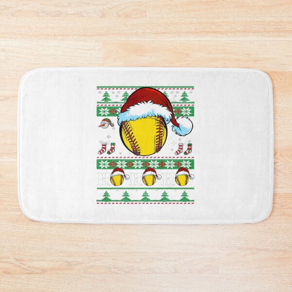 Item preview, Ho Ho Ho Softball Puck Santa Christmas designed and sold by Alex Cuttell.