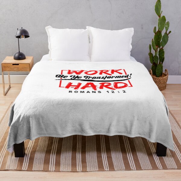 Item preview, work hard transformed romans 12:2 designed and sold by PUNCH ME IN SHOP.