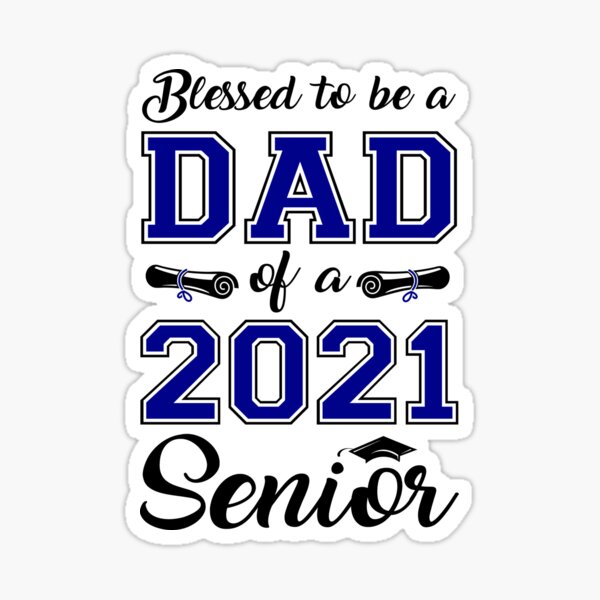 Download Proud Mom Of A 2021 Senior Stickers | Redbubble