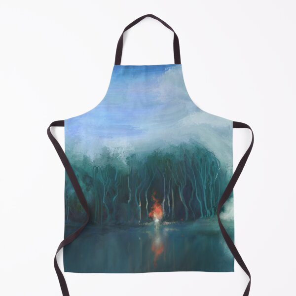 Item preview, Abstract Art - Firecamp Forest Wind Painting designed and sold by Stylizing4You.