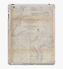 Civil War Maps 1470 Preliminary chart of Calibogue Sound and Skull Creek forming inside passage from Tybee Roads to Port Royal Sound South Carolina iPad Case/Skin