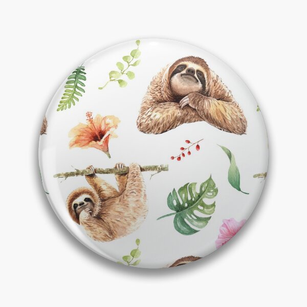 Item preview, Sloths Watercolour Pattern. designed and sold by erinnn41.
