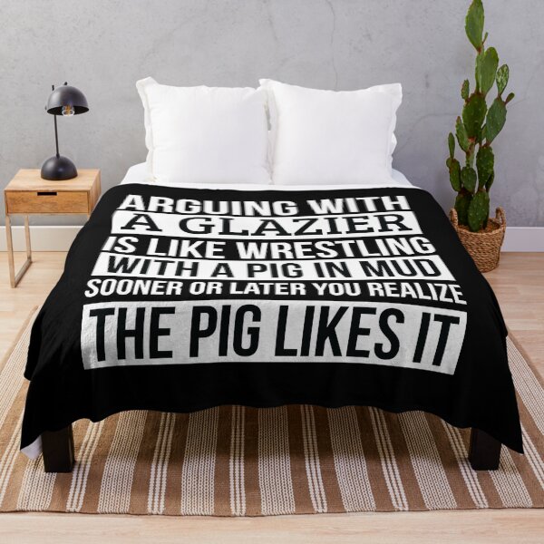 Item preview, Glazier Shirt, Like Arguing With A Pig in Mud Glazier Gifts Funny Saying Shirt Gag Gift Office Desk Boss Gift designed and sold by Orange Pieces.