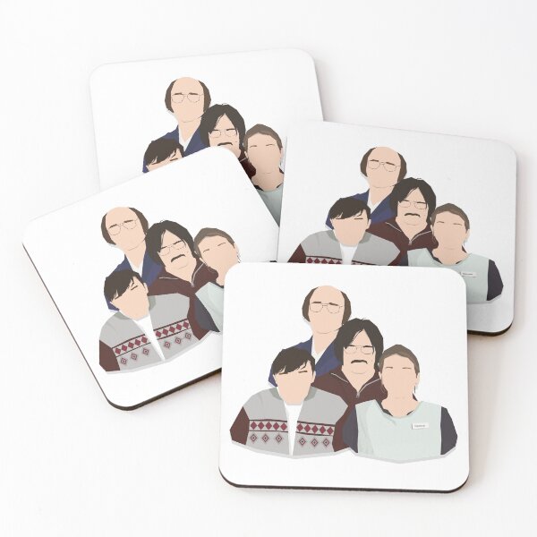 Item preview, 'Derek' / 'Ricky Gervais' / 'Karl Pilkington' Vector Artwork designed and sold by ComedyQuotes.