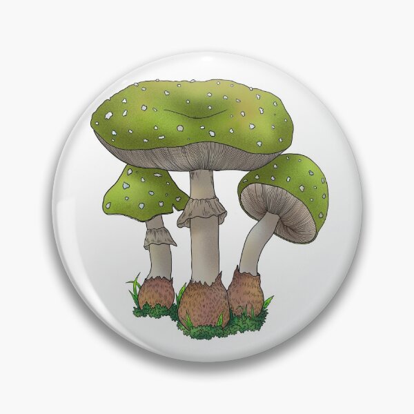 Artikelvorschau, Toadstool mushrooms. Vivid digital illustration. entworfen und verkauft von Yovin11.