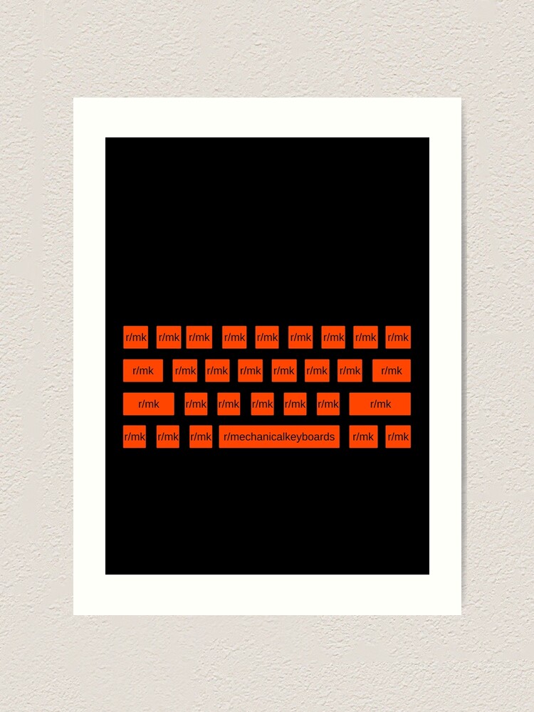 Mechanical Keyboards Rmk Keys Art Print For Sale By Beyondthequote