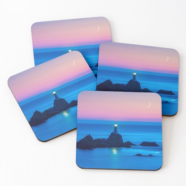 Item preview, Moon over Corbiere Lighthouse, Jersey, Channel Islands designed and sold by Tom  Mackie.