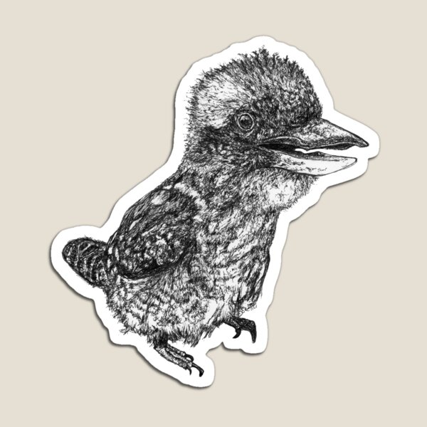 Mu Mu the Kookaburra Magnet