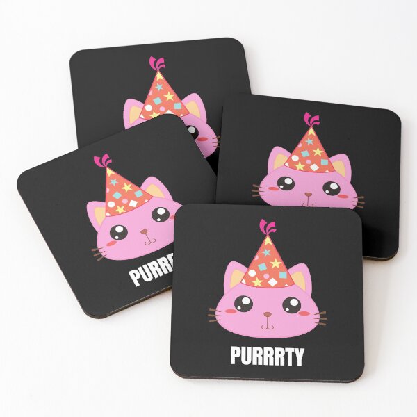 Item preview, It's a Purrrty! Festive Cat designed and sold by Nathalie Aynié.