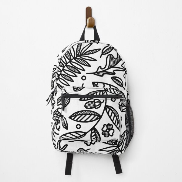 Item preview, Autumn leaves black and white designed and sold by ArtKoh.