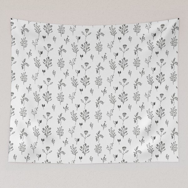 Item preview, handdrawn flowers pattern designed and sold by saadmery2020.