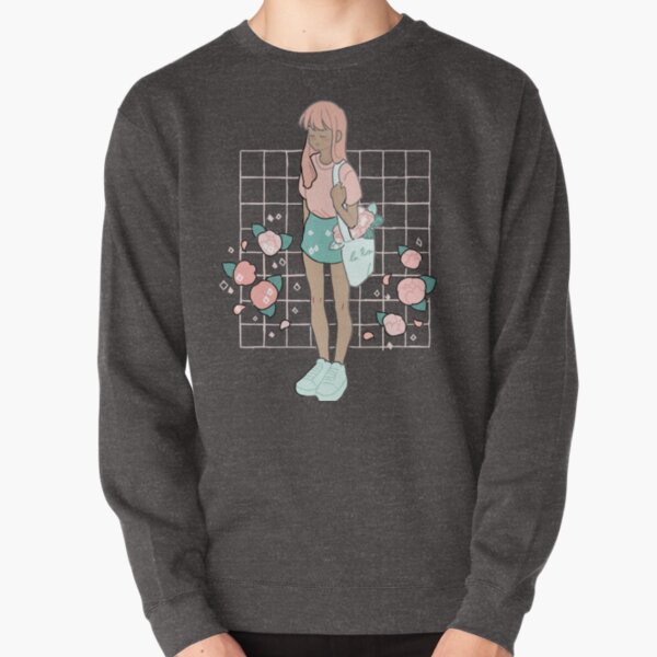 Kawaii Girl Pullover Sweatshirt