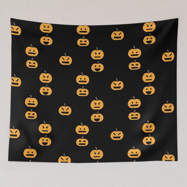 Item preview, Scary Halloween Orange Pumpkins designed and sold by Fashimation20.