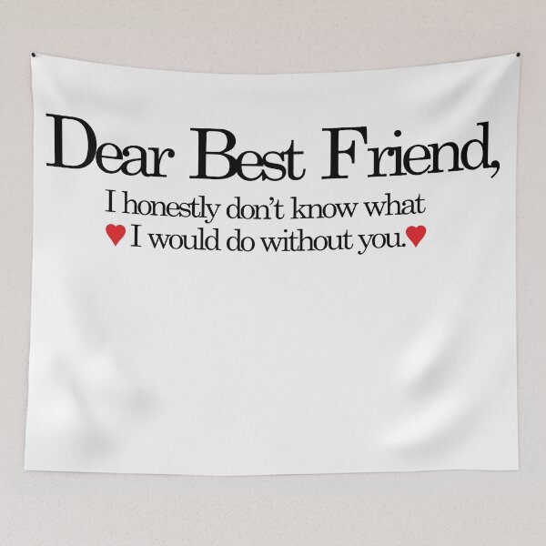 Item preview, Dear Best Friend designed and sold by Assla ⭐⭐⭐⭐⭐.