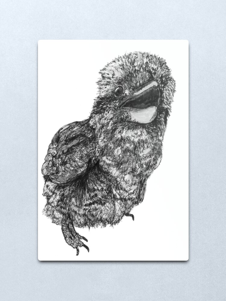 Alternate view of Nelson the Kookaburra Metal Print