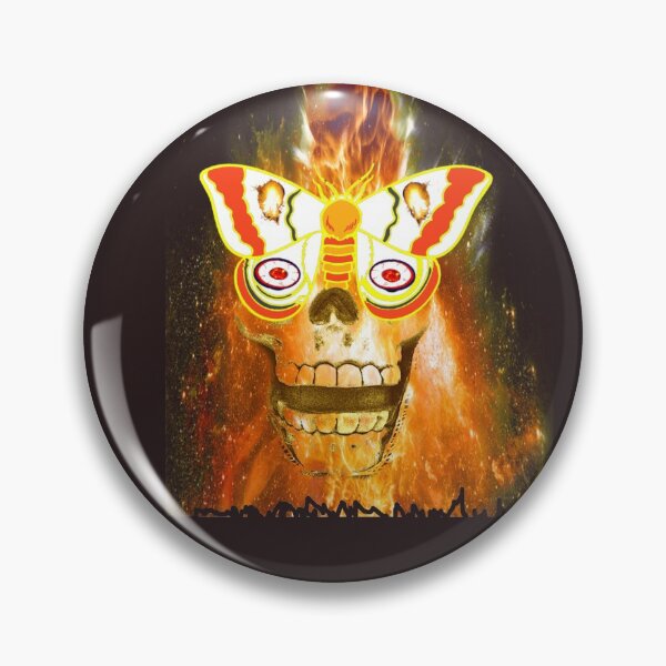 Item preview, FIRE MOTH DEMON OPTICAL ILLUSION  - Step away from the computer and have another look designed and sold by Tim Forder.