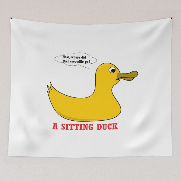 Item preview, A sitting duck designed and sold by PillowPuns.