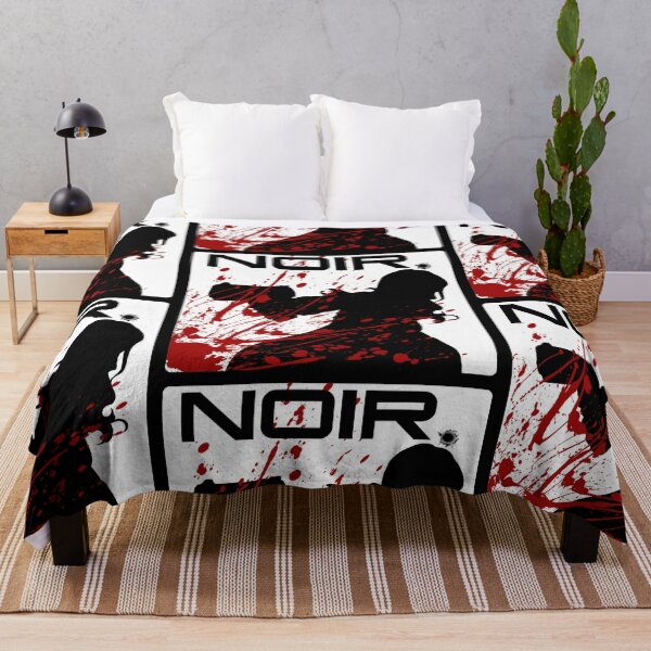 Noir. Logo Throw Blanket