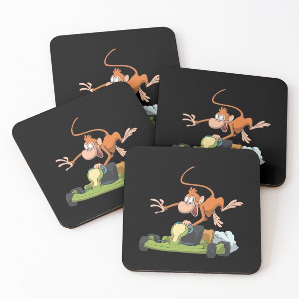 Item preview, Monkey in a racing kart designed and sold by Monkey Ful.