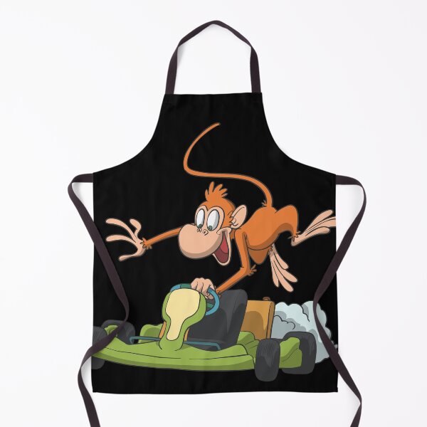 Item preview, Monkey in a racing kart designed and sold by Monkey Ful.
