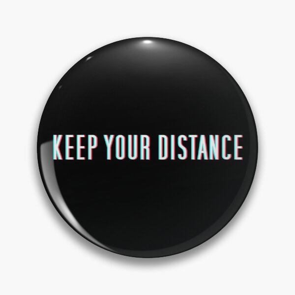 Item preview, Keep Your Distance face Mask designed and sold by Martin Sap.