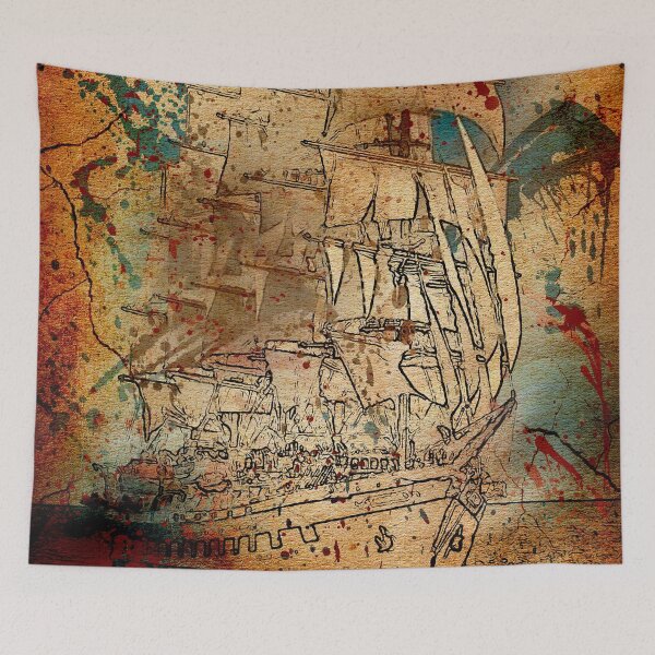 Item preview, Sailing fleet. Four-masted Brig designed and sold by CatCoconut-Art.