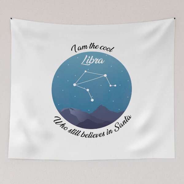 Item preview, Libra Zodiac Sign believer in Santa for Christmas  designed and sold by anins-azuree.