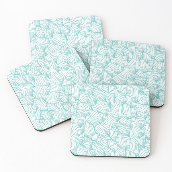 Item preview, Cool Blue Leaves Pattern designed and sold by heyitsclara.