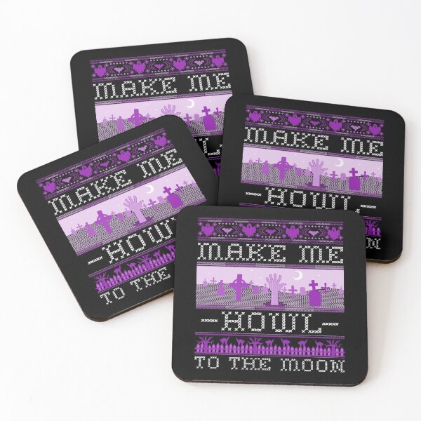 Item preview, Make Me Howl To The Moon | Halloween Holiday | Woven Spooky Graveyard designed and sold by Ainbowz-Artwork.