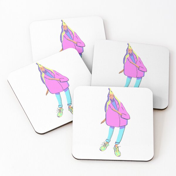 Item preview, Fashion girl in a flat illustration style designed and sold by BROfashionART.